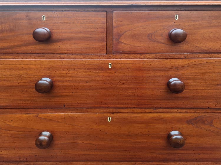 Cedar chest after restoration