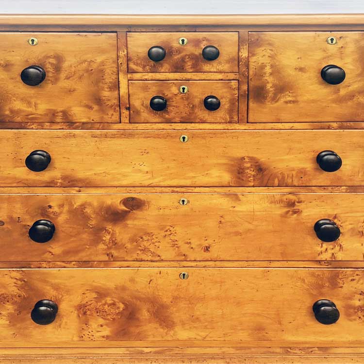 Chest of drawers after restoration